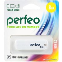 USB Flash Perfeo C05 8GB (белый)