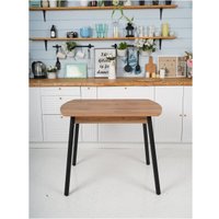 Кухонный стол Listvig Винер Mini R раздвижной (дуб табачный/черный) в Бресте