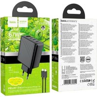 Сетевое зарядное Hoco CS27A Type-C (черный)