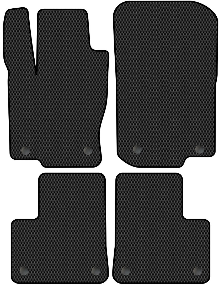 

Комплект ковриков для авто Alicosta Mercedes-Benz GLE Coupe I (suv / С292) 2014 - 2019 (черный, ромб)