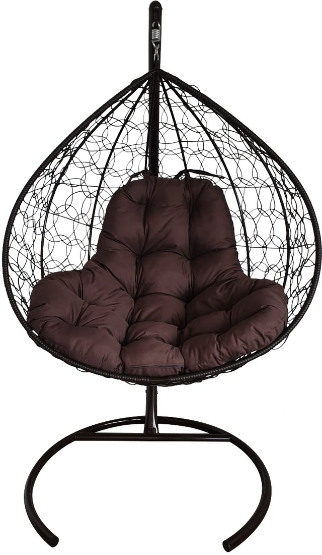 

Подвесное кресло M-Group XL 11120405 (черный ротанг/коричневая подушка)