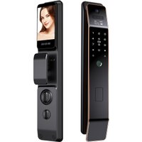 Дверной замок Roome Tuya 3D face intercom Lock 3D face-1 (черный)