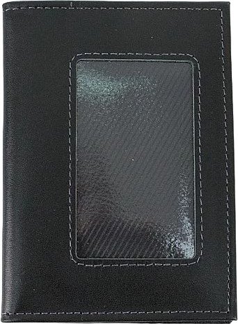 

Обложка на документы Poshete 604-119NPK-BGN (черный)