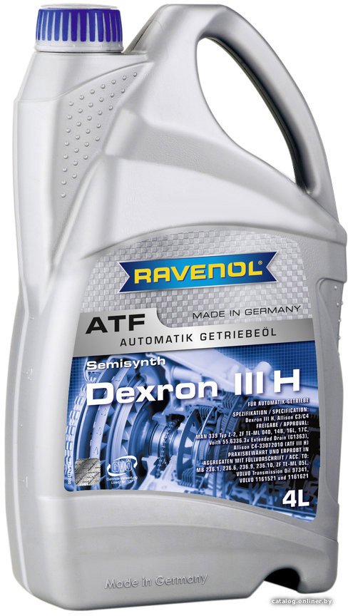 Трансмиссионное масло Ravenol Dexron III H 4л