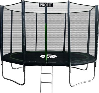 Батут ProFit Premium Black 312 см Pro (с внешней сеткой и лестницей)