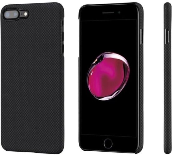 

Чехол для телефона Pitaka MagEZ Case Pro для iPhone 8 Plus (plain, черный/серый)