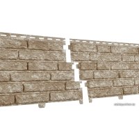 Панель фасадная Ю-Пласт Стоун Хаус Кварцит 0250.Н. НМ000006400 (светло-бежевый)