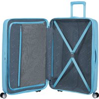 Чемодан-спиннер American Tourister Soundbox Blueberry fizz 77 см