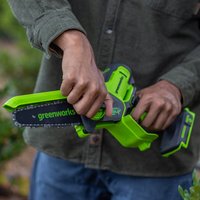 Аккумуляторная пила Greenworks GD24CSMNXK4 2008707UB (с 1-им АКБ 4 Ач)