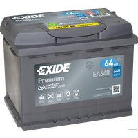Автомобильный аккумулятор Exide Premium EA640 (64 А/ч)