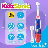 Электрическая зубная щетка Brush-Baby KidzSonic Rocket