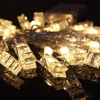 Новогодняя гирлянда MonAmi CL-04 25л (5м, теплый белый)