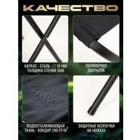 Табурет MishLex без спинки (черный)