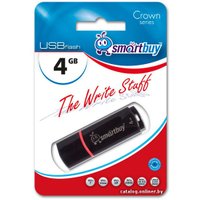 USB Flash SmartBuy Crown Black 4GB (SB4GBCRW-K)