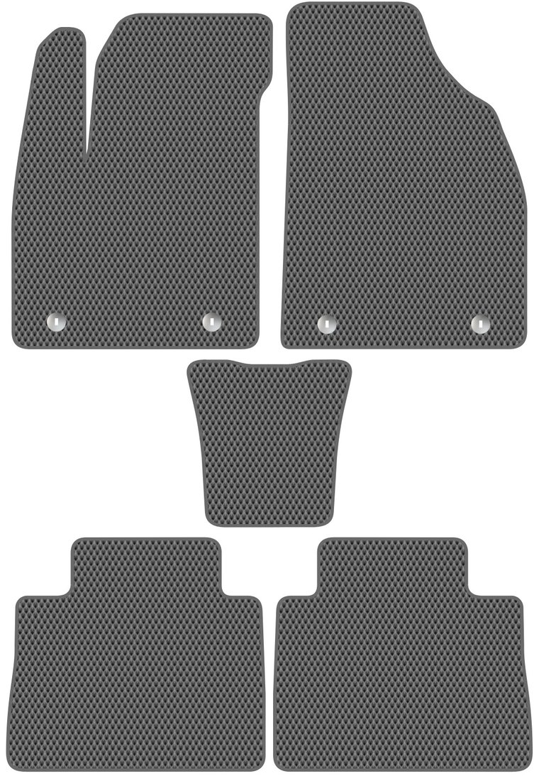 

Комплект ковриков для авто Alicosta MG HS I (suv / SUV) 2018 - Н.В. (серый, ромб)