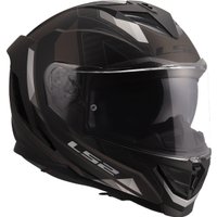 Мотошлем LS2 FF818 Storm III Sporty (L, черный/серый)