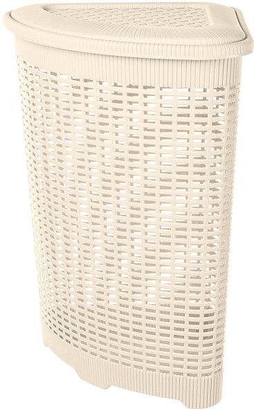 

Корзина Econova угловая 50 л 433217507 (бежевый)