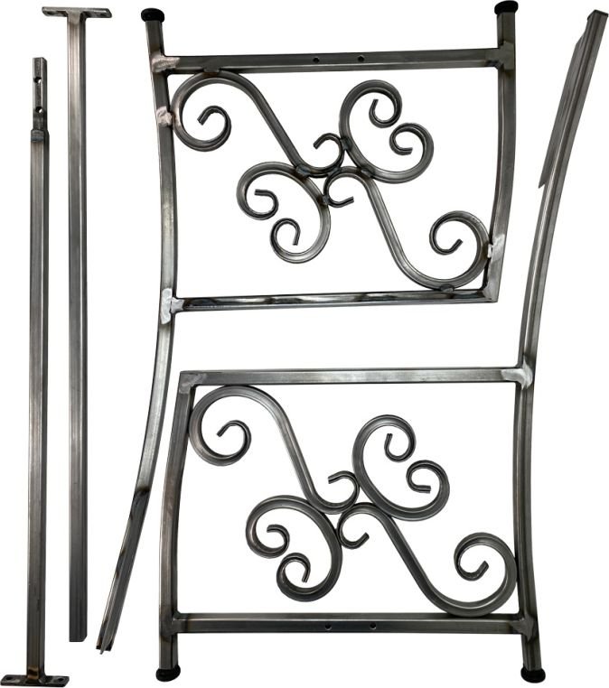 

Боковины для скамейки Мастер Феррум с поперечиной МФ 9 неокрашенные