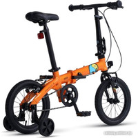 Детский велосипед Maxiscoo S007 Стандарт 2024 (оранжевый)