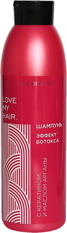 

Шампунь Liv Delano Эффект ботокса с кератином и маслом арганы 1 л