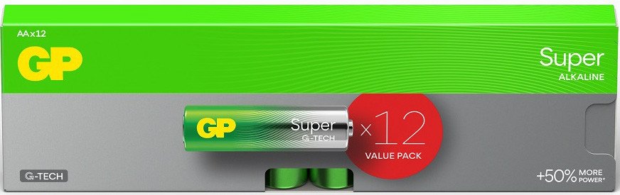 Батарейка GP Super G-Tech LR6/15AETA21-2GVPPAB12