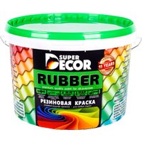 Краска Super Decor Резиновая 6 кг (№14 изумруд)