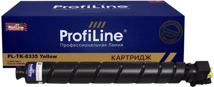 

Картридж ProfiLine PL-TK-8335Y-Y (аналог Kyocera TK-8335Y)