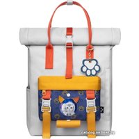 Школьный рюкзак MAH MR20C2018B01 (светло-серый/темно-синий/желтый)