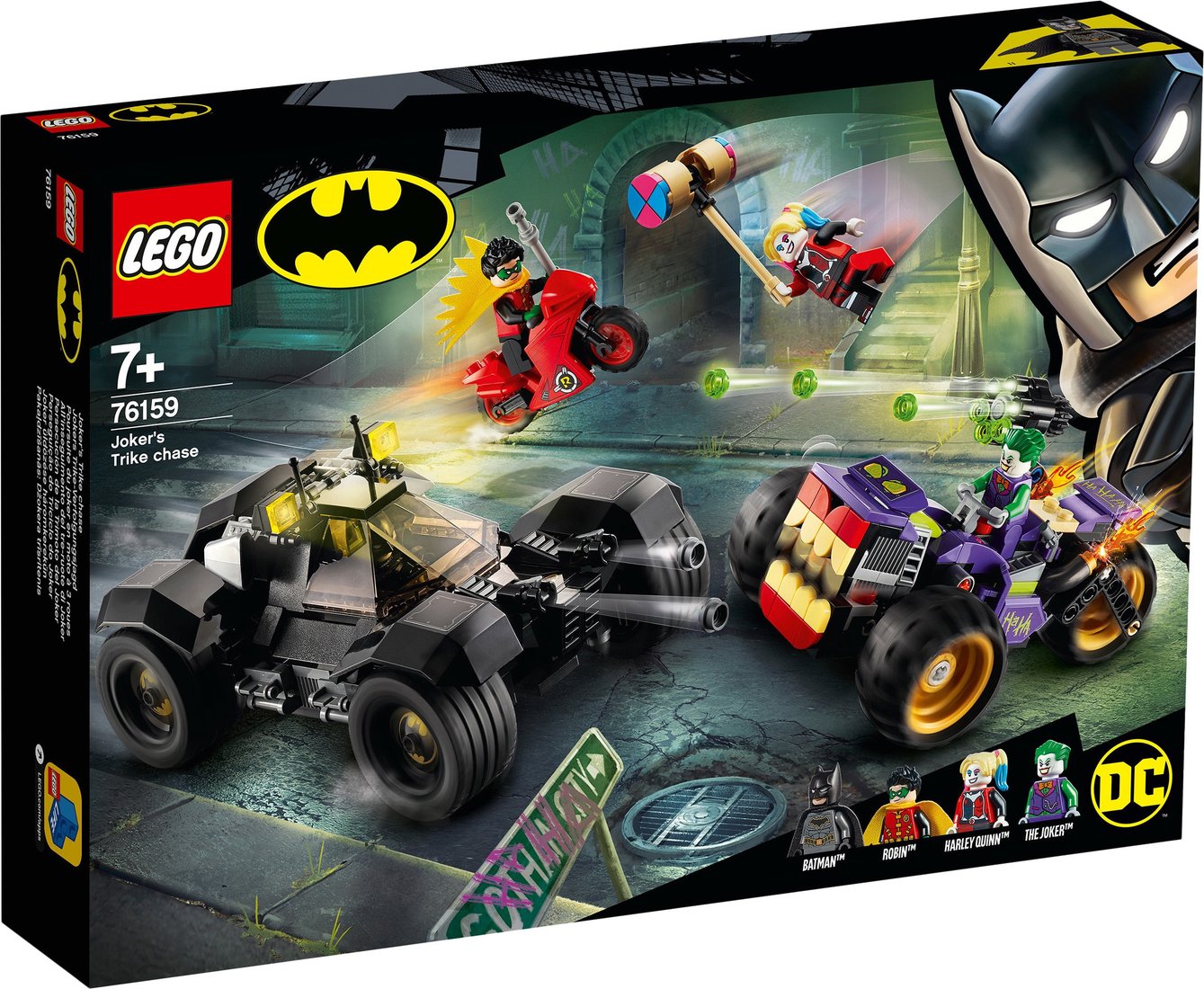 

Конструктор LEGO DC Super Heroes 76159 Побег Джокера на трицикле