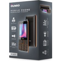 Кнопочный телефон Olmio M30 (черный)