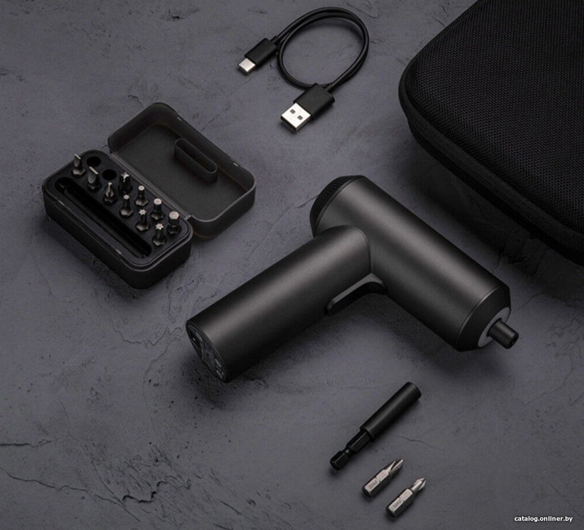 Электроотвертка Xiaomi Mi Cordless Screwdriver MJDDLSD001QW (с 1-им АКБ, кейс)