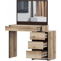 Туалетный столик с зеркалом SV-Мебель Прага ФР-10035106 153322 (дуб делано/дуб венге)