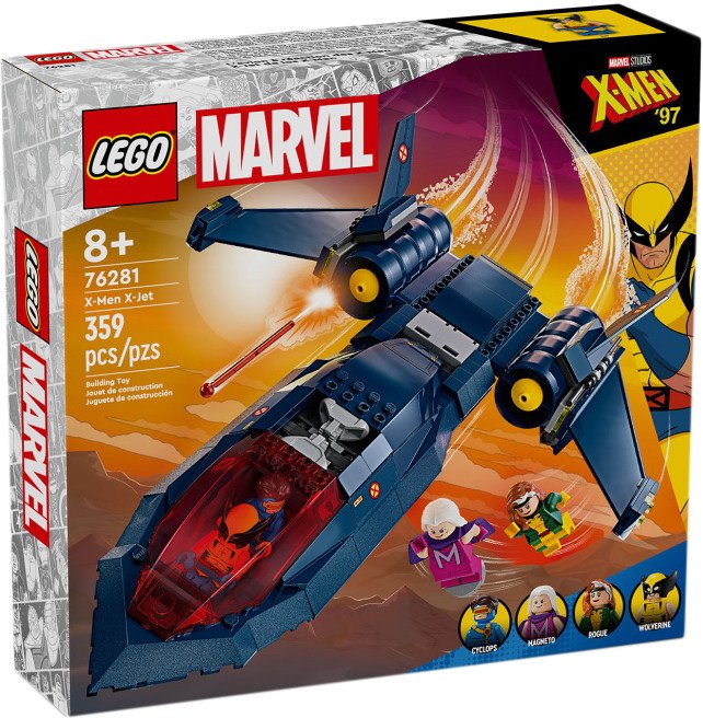 

Конструктор LEGO Marvel Super Heroes 76281 Истребитель X-Jet Людей Икс