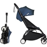 Коляска прогулочная «книга» Babyzen Yoyo2 (прогулка, черная рама, Air France синий)