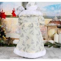 Кукла Зимнее волшебство В белой шубке с подарками