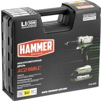 Дрель-шуруповерт Hammer ACD18BLC (с 2-мя АКБ, кейс)