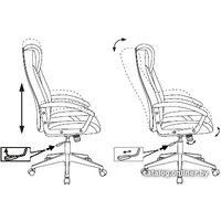 Игровое (геймерское) кресло Zombie VIKING-8/BL+OR (черный/оранжевый)