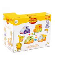 Сортер Полесье Оранжевая корова Трактор 91734