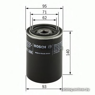 Масляный фильтр Bosch 0986452001