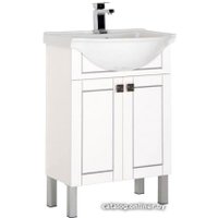  Aquanet Тумба под умывальник Честер 60 00187122 (белый/серебро)