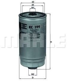 

Топливный фильтр Mahle Knecht KC199