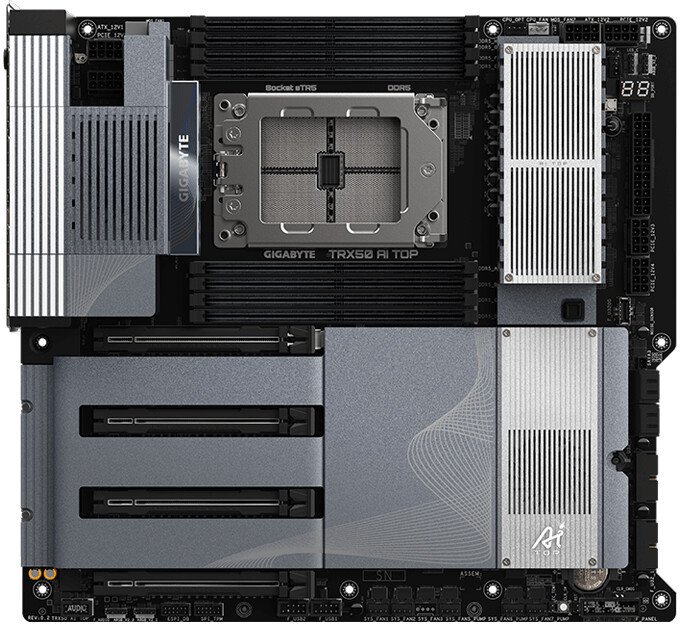 Материнская плата Gigabyte TRX50 AI TOP