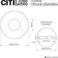 Светильник Citilux Mares CL246018