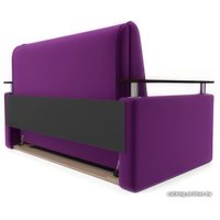 Диван Мебель-АРС Шарк 140 (микровелюр фиолетовый)