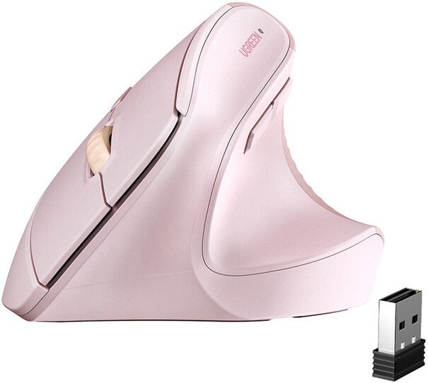 

Вертикальная мышь Ugreen M571P 65666 (розовый)