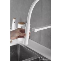 Смеситель Rose R133C (белый)