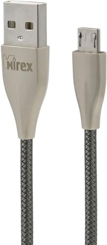 Кабель Mirex 13700-BC017MGR USB Type-A - microUSB (1.2 м, серый)
