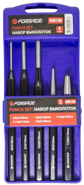 

Набор выколоток FORSAGE F-50613K (5 предметов)