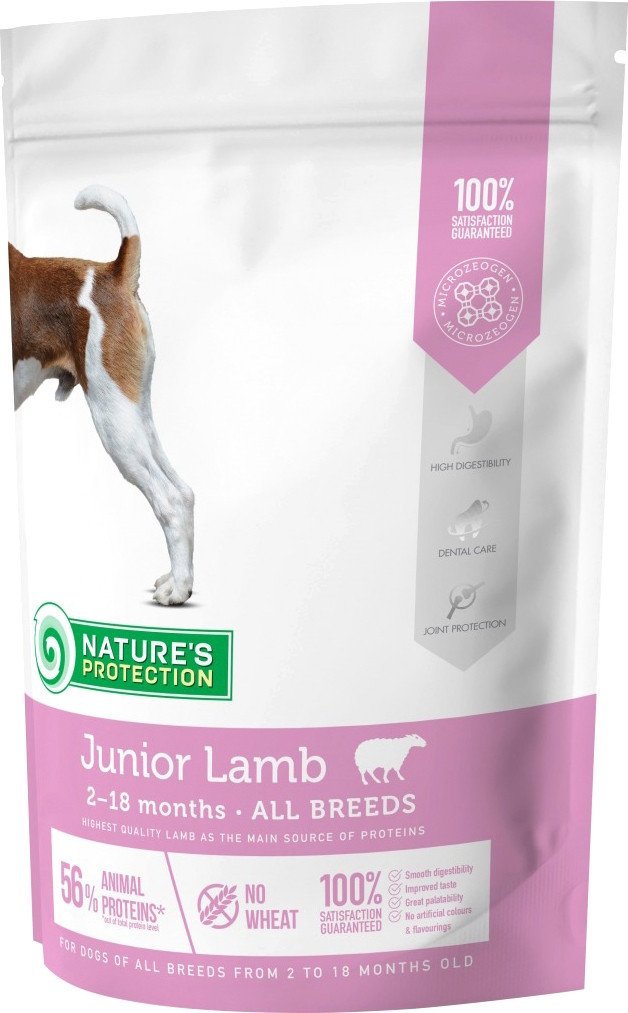 Сухой корм для собак Nature's Protection Junior Lamb 0.5 кг