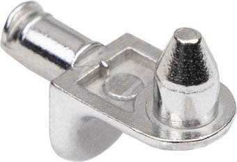 Полкодержатель AKS для корпусных полок мет. SEKURA 6 никель (1уп.=50шт)